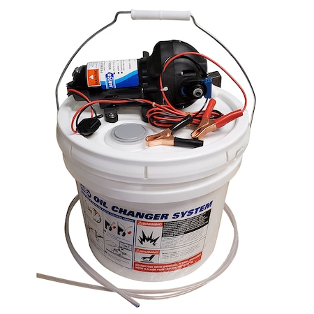 Jabsco DIY Oil Change System w/Pump & 3.5 Gallon Bucket 17850-1012